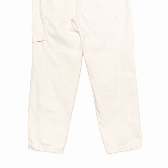 Alex Mill Phoebe Pant In Recycled Denim - Ivory White Painter - Size 2 / XS - Picture 6 of 14